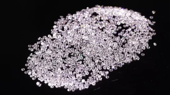 Diamante puro al 100% coltivato in laboratorio al prezzo all'ingrosso per pezzo dalla Cina per la realizzazione di anelli di fidanzamento per donne